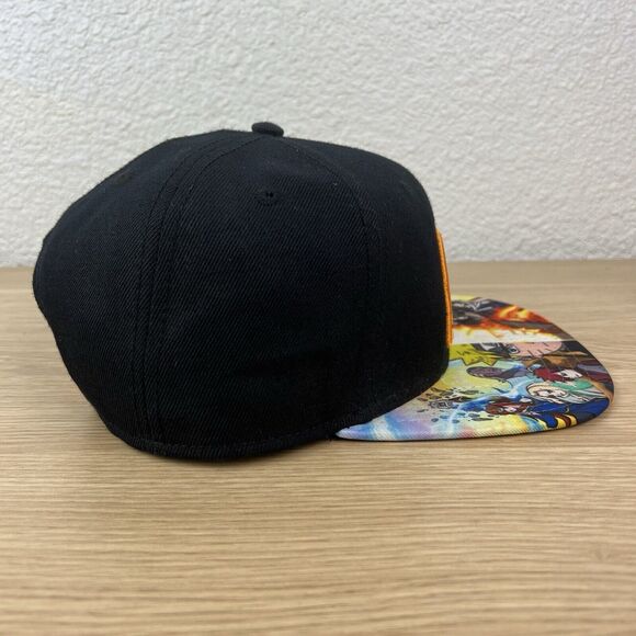 Vintage Naruto Konoha Leaf Hat Cap Thick Embroidered Anime 2007 Snapback RARE - Picture 2 of 10